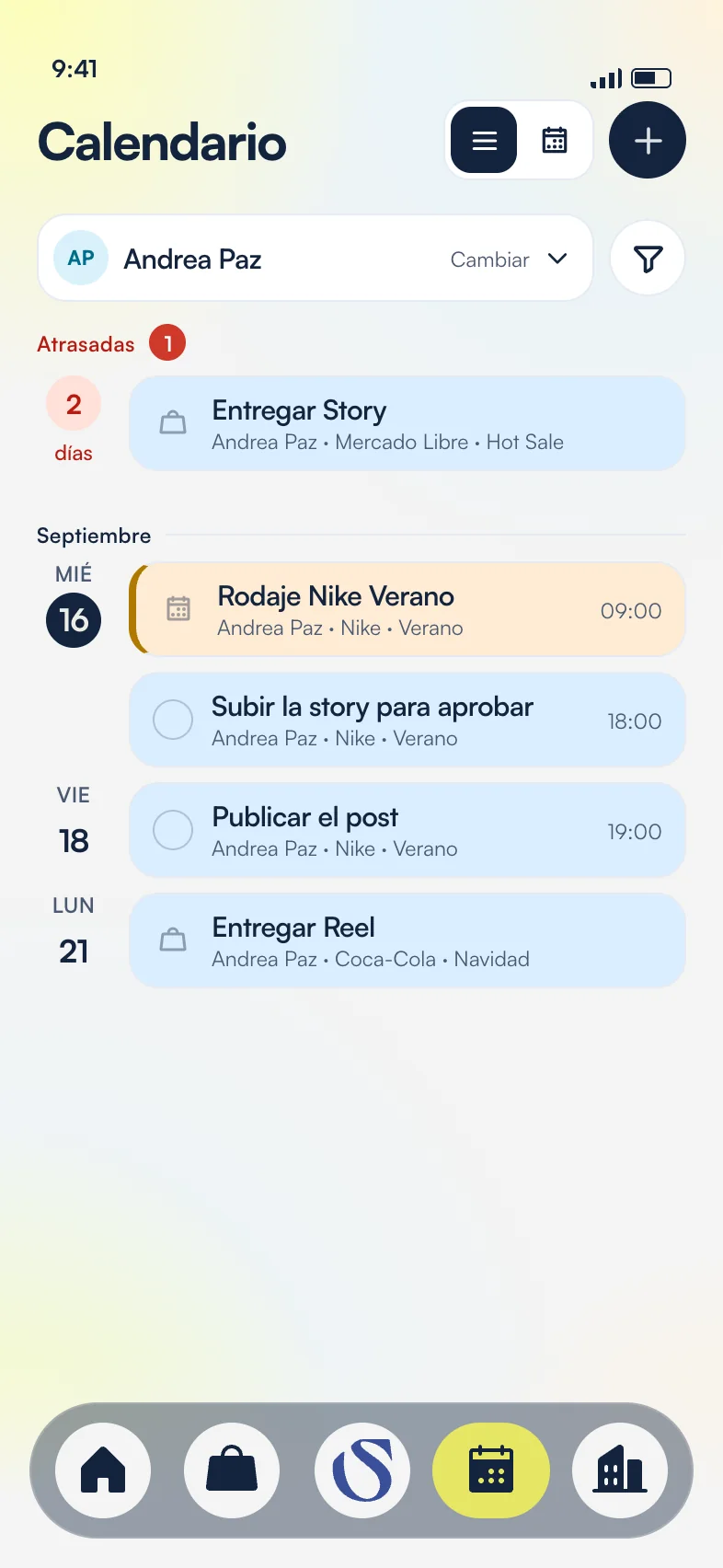Su calendario
