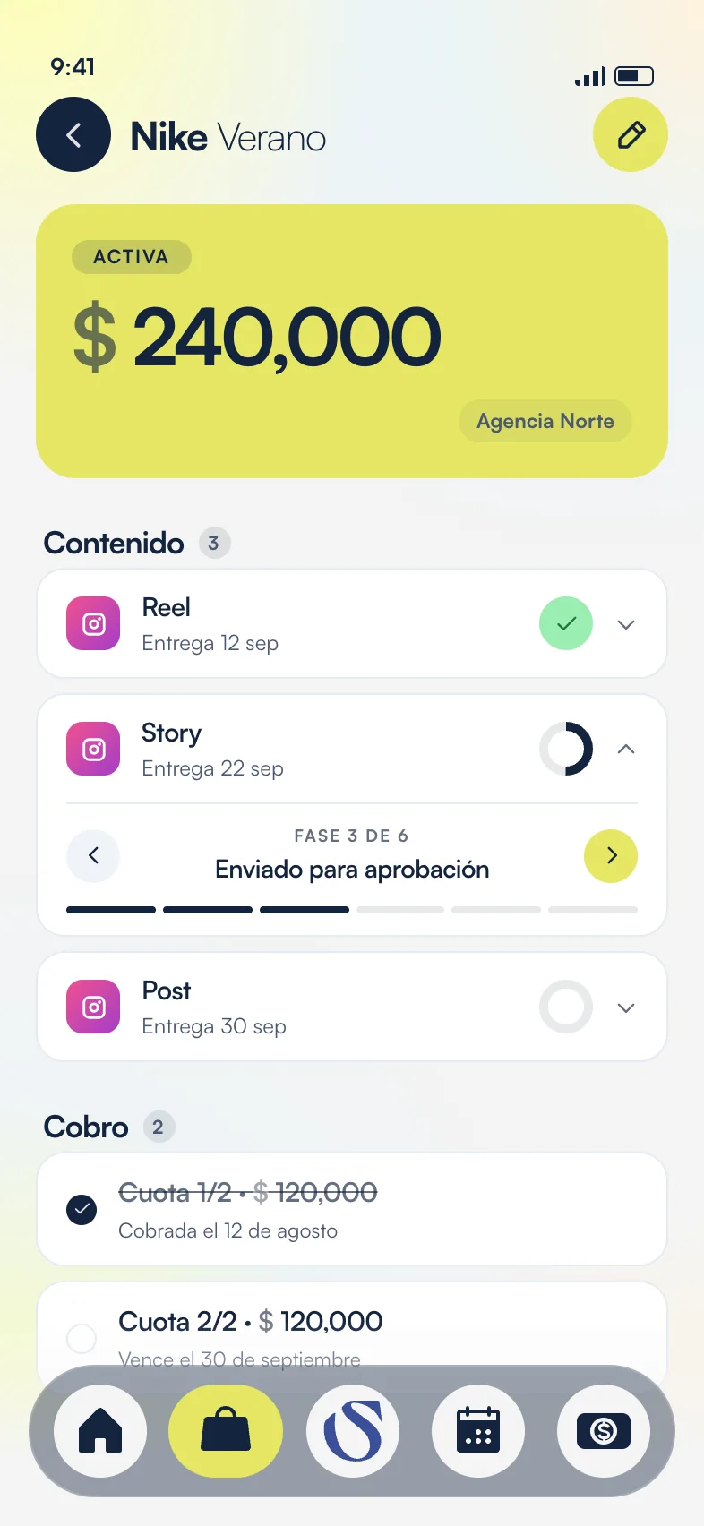 Entregas
